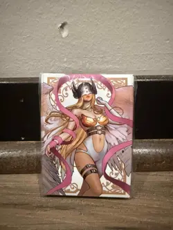Amanda Lapalme Manamoon Angewomon Card Sleeves JP Yugioh Size. 50 Count. - Image 1