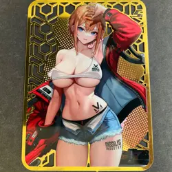 WES - Goddess Story Gold METAL Card - NO Serial Number Card - Anime Girl Nikke - Image 1