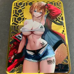 WES - Goddess Story Gold METAL Card - NO Serial Number Card - Anime Girl Nikke - Image 4