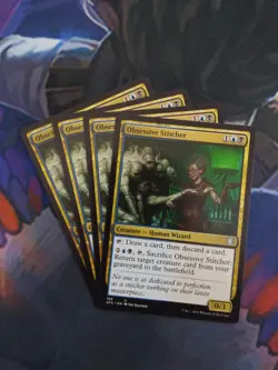 Obsessive Stitcher x4 | 7% Off 2+ | Commander Forgotten Realms AFC | NM | MTG - Image 1