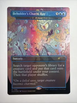 Beholder's Charm Ray - Bribery (Rainbow Foil) Secret Lair Drop Foil - Image 1