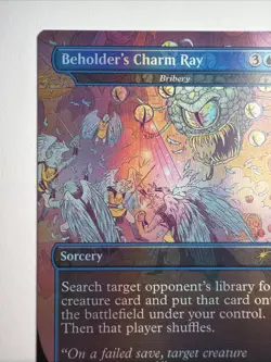 Beholder's Charm Ray - Bribery (Rainbow Foil) Secret Lair Drop Foil - Image 2