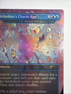 Beholder's Charm Ray - Bribery (Rainbow Foil) Secret Lair Drop Foil - Image 3