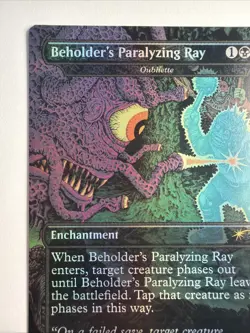 Beholder's Paralyzing Ray - Oubliette (Rainbow Foil) Secret Lair Drop Foil - Image 2