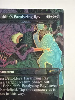 Beholder's Paralyzing Ray - Oubliette (Rainbow Foil) Secret Lair Drop Foil - Image 3