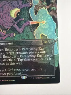 Beholder's Paralyzing Ray - Oubliette (Rainbow Foil) Secret Lair Drop Foil - Image 4