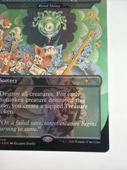 Beholder's Petrification Ray - Blood Money (Rainbow Foil) Secret Lair Drop Foil - Image 4