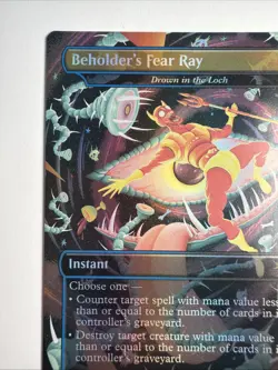 Beholder's Fear Ray - Drown in the Loch (Rainbow Foil) Secret Lair Drop Foil - Image 2