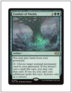 1x Conduit of Worlds, Tarkir Dragonstorm Commander, Magic MTG NM - Image 1
