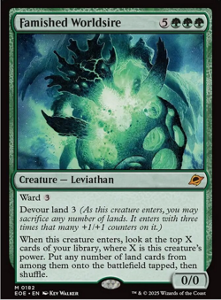 Famished Worldsire - MTG EOE Edge of Eternities - NM/MINT - Image 1
