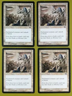 Pacifism x4 Onslaught 4x Playset Magic the Gathering MTG - Image 1
