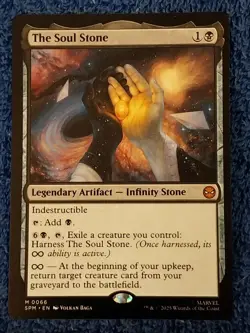 Marvel's Spiderman Magic the Gathering MTG THE SOUL STONE #0066 MINT HOT! L@@K - Image 1