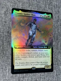 MTG Cosmic Spider-Man 0271 Foil (Extended Art) Marvel's Spider-Man NM/M SPM - Image 1