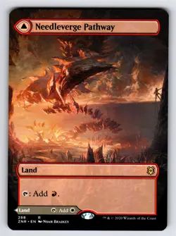Needleverge Pathway (Borderless) R Zendikar Rising # 288 NM Normal - Image 1