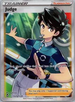 Pokemon Judge TG25/TG30 Silver Tempest Sword & Shield Trainer Gallery - Image 1