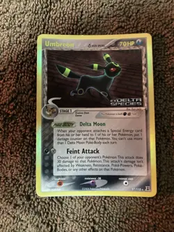 2005 Pokemon TCG EX Delta Species Umbreon (Reverse Holo) #17/113 - Image 2