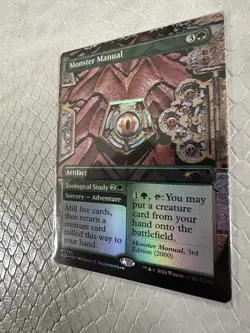 Monster Manual 1782 Borderless Rainbow Foil DnD Secret Lair MTG Near Mint Magic - Image 3