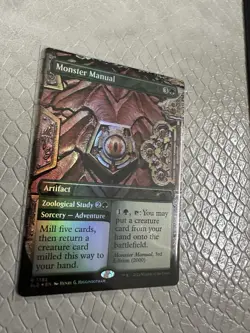 Monster Manual 1782 Borderless Rainbow Foil DnD Secret Lair MTG Near Mint Magic - Image 4