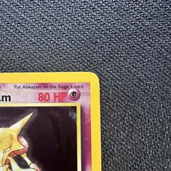 Pokemon Alakazam Holo Rare - LP - Base Set 1/102 - Image 3
