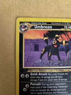 1st Edition Umbreon Pokemon Neo Discovery Non Holo 32/75 LP - Image 2