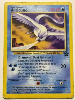 Pokemon TCG Articuno Wizards Black Star Promos 22 Regular Promo HP - Image 1