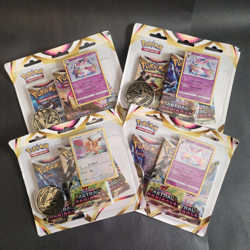 Sealed Pokemon Sword & Shield Astral Radiance 3 Pack Blisters Lot Of 4 JP0066 - Image 1