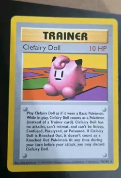 Pokemon TCG- Clefairy Doll 070/102 Base Set (Shadowless) Regular - Image 1
