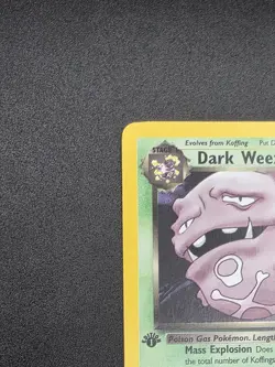 Pokemon TCG 1999 Dark Weezing 14/82 Team Rocket 1st Edition Holo Vintage -A - Image 2