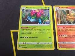 Pokemon TCG Lot (3) Venusaur 003 Charizard 010 Blastoise 017 LP Holo Pokemon GO - Image 2