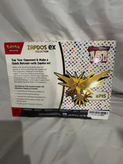 Pokemon Scarlet & Violet 151 Zapdos EX Collection Box Sealed NEW - Image 2