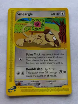 Smeargle 109/147 Pokemon Aquapolis Unlimited 2002 Non-Holo NM box-S6 - Image 1