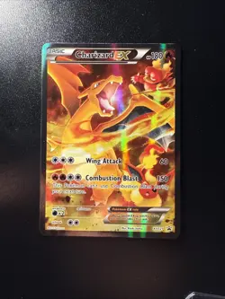 FREE SHIPPING Pokemon TCG: Charizard EX XY121 Black Star Promo Full Art Holo - Image 1