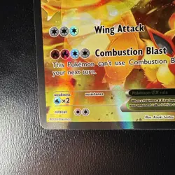 FREE SHIPPING Pokemon TCG: Charizard EX XY121 Black Star Promo Full Art Holo - Image 5
