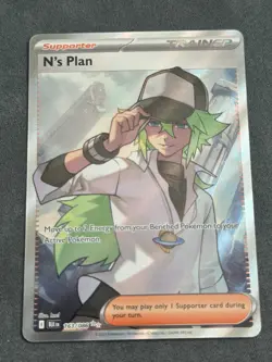 N's Plan Secret Rare SV: Black Bolt 163/086 Pokemon - Image 1