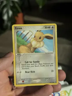 Pokemon TCG Eevee EX Delta Species 69/113 Regular Common Near Mint Condition - Image 2