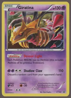 Pokemon XY Promos Giratina Holo Rare Promo #XY184 - Image 1