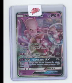 Pokemon Sun & Moon Promo Mewtwo GX #SM196 - Image 1