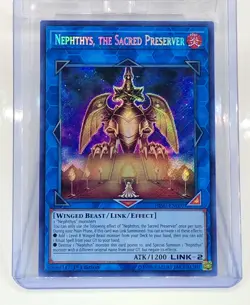 Yu-Gi-Oh! Nephthys, the Sacred Preserver (HISU-EN007) Secret 1st Ed Pack Fresh - Image 1