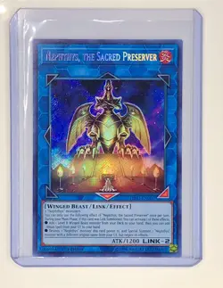 Yu-Gi-Oh! Nephthys, the Sacred Preserver (HISU-EN007) Secret 1st Ed Pack Fresh - Image 2