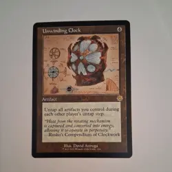 1x Unwinding Clock Schematic The Brothers' War: Retro Frame Artifacts NM Mtg - Image 1