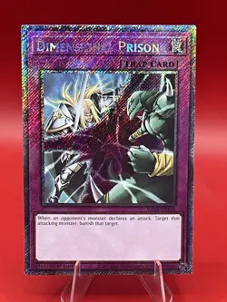 Dimensional Prison (Platinum Secret Rare) RA04-EN132 Quarter Century Stampede... - Image 1