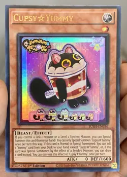Yugioh Cupsy Yummy JUSH-EN016 Ultra Rare 1st Ed NM/VLP w/Tracking - Image 1