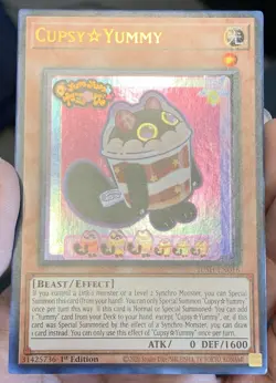 Yugioh Cupsy Yummy JUSH-EN016 Ultra Rare 1st Ed NM/VLP w/Tracking - Image 4