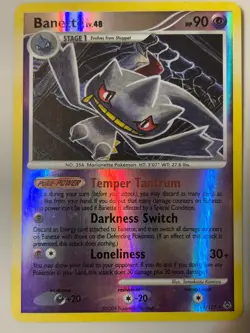 Banette - 19/127 - Platinum - Reverse Holo Rare Pokemon Card LP/NM - Image 1