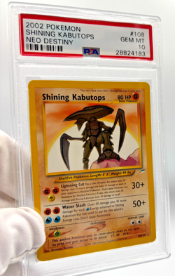 Pokemon Cards - PSA 10 Shining Kabutops 108/105 - Neo Destiny - GEM MT - PSA10 - Image 3
