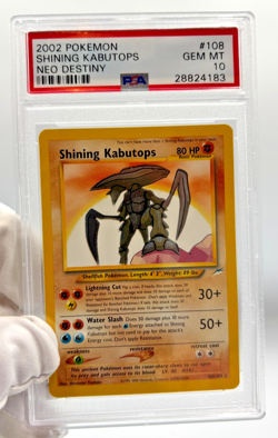 Pokemon Cards - PSA 10 Shining Kabutops 108/105 - Neo Destiny - GEM MT - PSA10 - Image 4