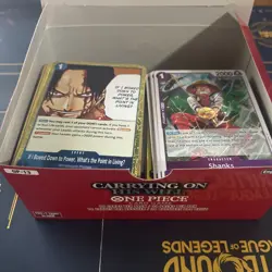 One Piece TCG OP13 Carrying On His Will 200+ Card Bulk Lot C/UC/R Near Mint - Image 1