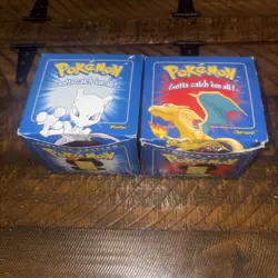 Pokemon Burger King 23k Gold Plated Trading Card CHARIZARD & MEWTWO Sealed NEW - Image 1