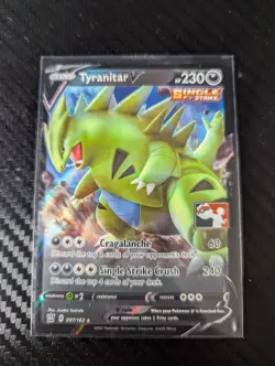Tyranitar V - 097/163 Prize Pack Play! Series Promo NM- Pokemon Card PACK FRESH - Image 1