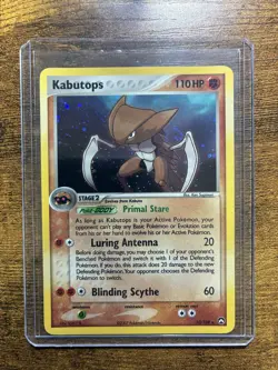 POKEMON CARD KABUTOPS HOLO 10 EX POWER KEEPERS #10 HOLO FOIL - Image 1